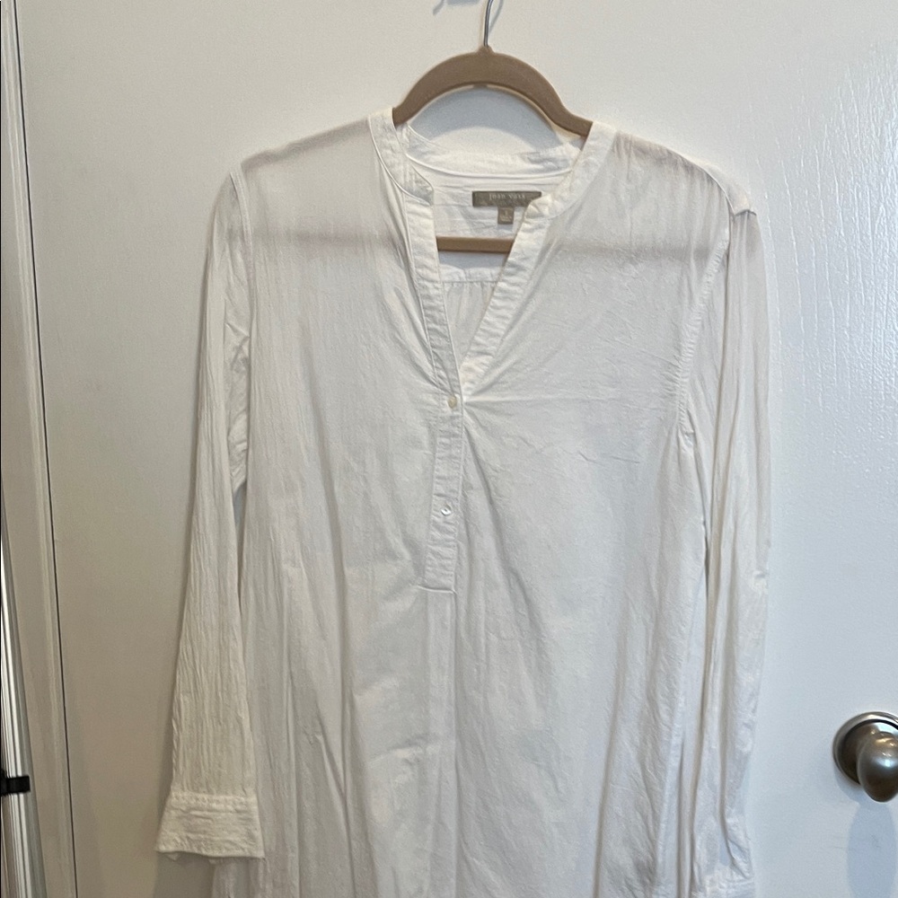 Joan Vass Studio White Blouse